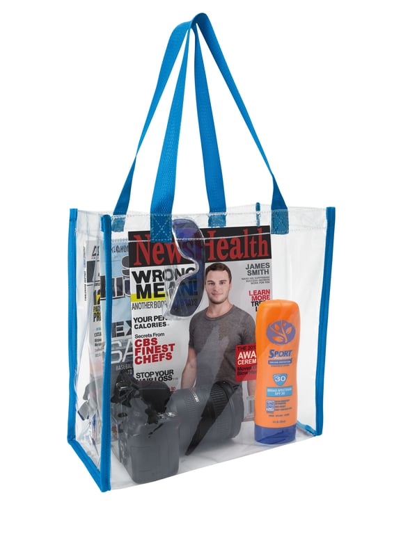 Good Value™ Clear Game Tote, 12 x 12 x 6 in. PVC Vinyl Stadium Bag — view 38