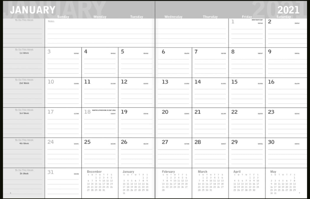 Triumph® Calendars Classic Monthly Planner — view 29