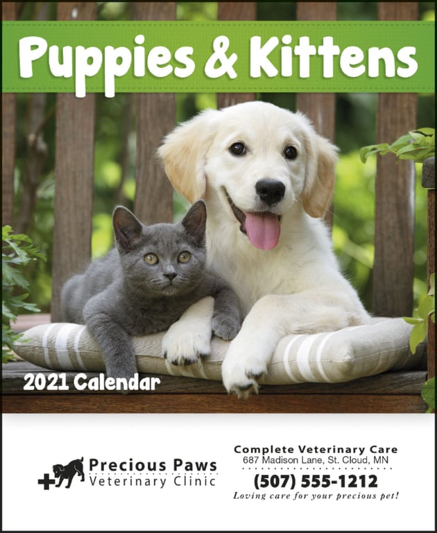 Good Value™ Puppies & Kittens Mini Calendar — view 7