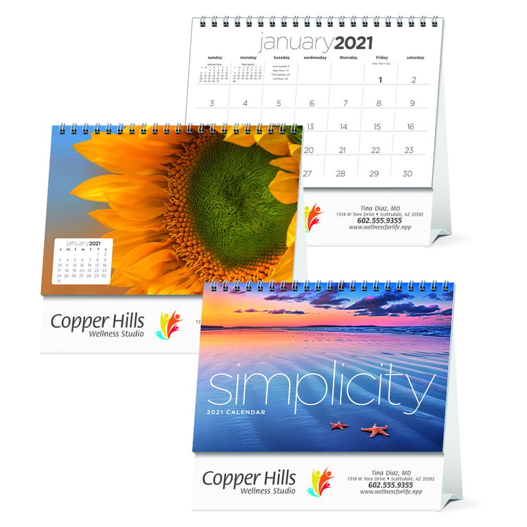 Triumph® Calendars Simplicity Large Desk Calendar — view 8