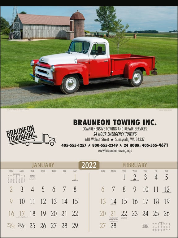 Triumph® Calendars Antique Trucks Wall Calendar — view 6