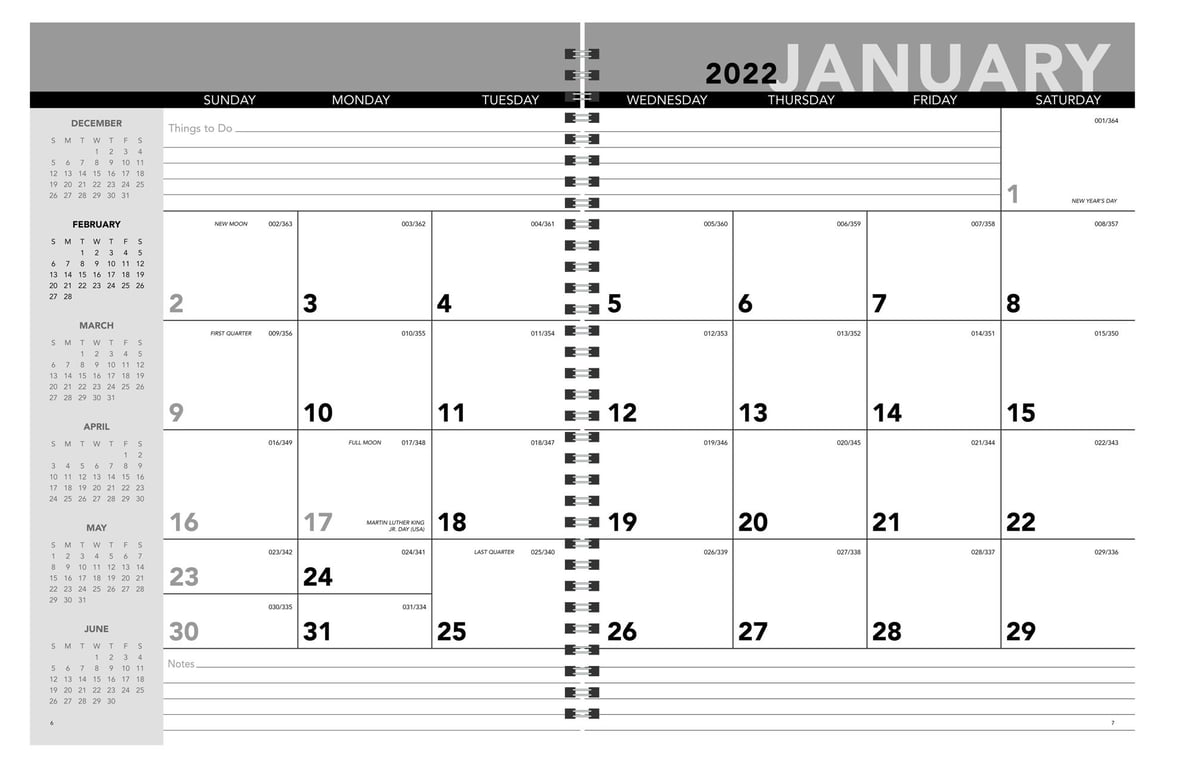 Triumph® Calendars Standard Year Desk Planner with Custom Cover — view 6