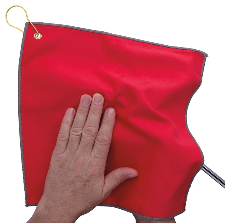 Good Value™ RPET Double Layer Golf Towel with Brass Grommet & Hook — view 25