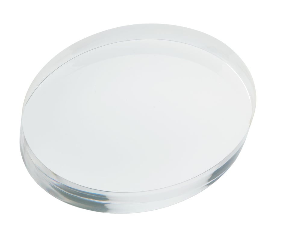 JAFFA® Oval Acrylic Paperweight — view 4
