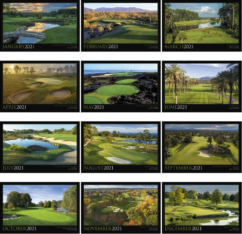 Triumph® Calendars Golf America Wall Calendar, 16 x 22 in. — view 14