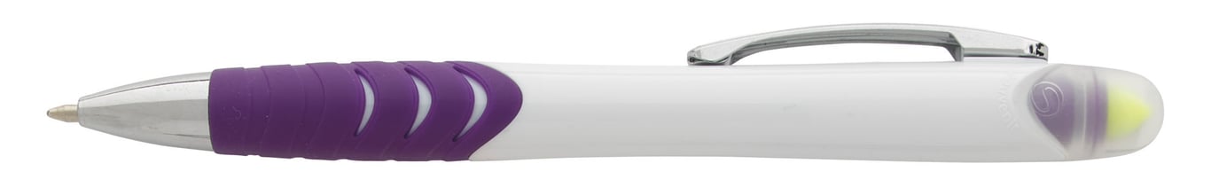 Souvenir® Jalan Highlighter Pen Combo, Slide-Action Ballpoint — view 55