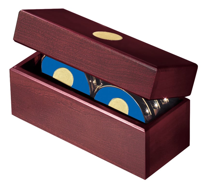 JAFFA® Six Coasters with Solid Cherry Chest — view 27