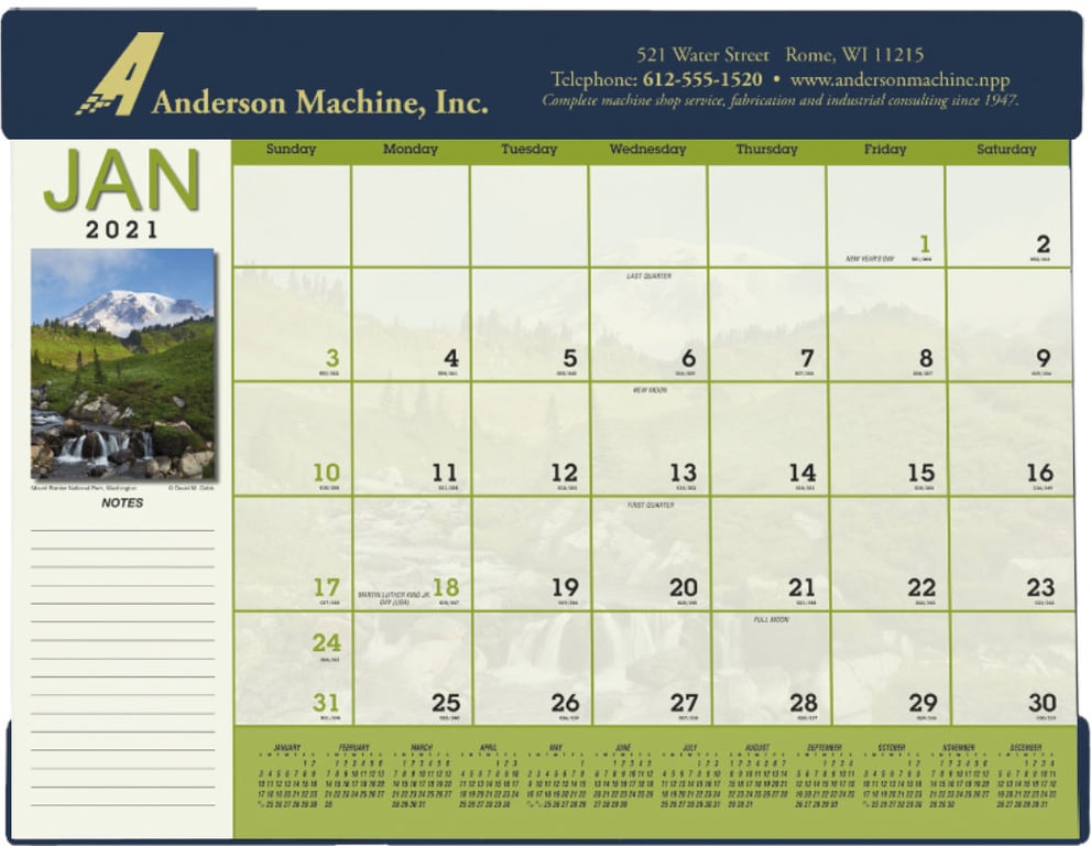 Triumph® Calendars Scenic Desk Pad — view 21