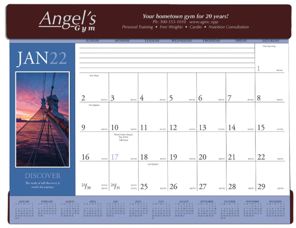 Triumph® Calendars Motivations Desk Pad — view 15