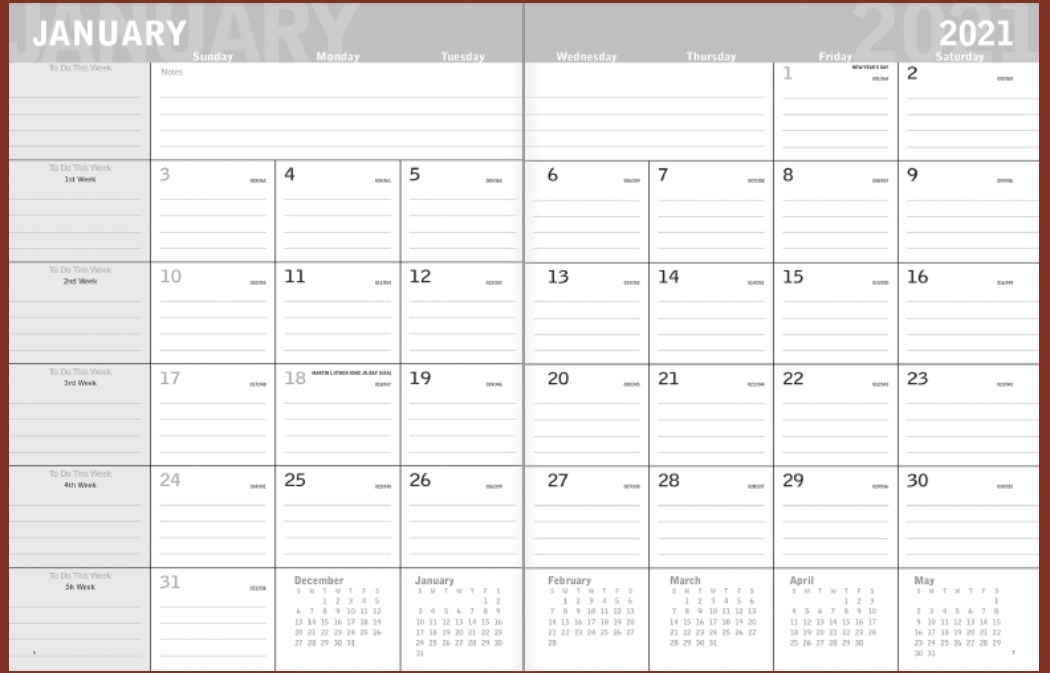 Triumph® Calendars Classic Monthly Planner — view 37