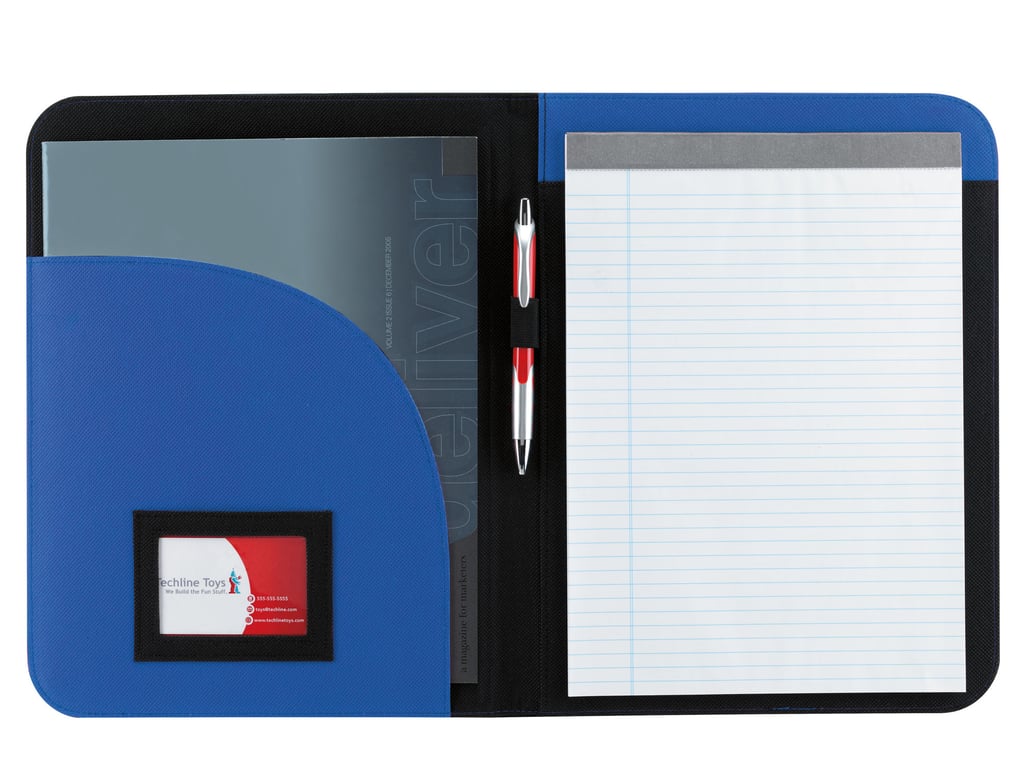 Good Value™ Non-Woven Curve Padfolio with Writing Pad — view 16