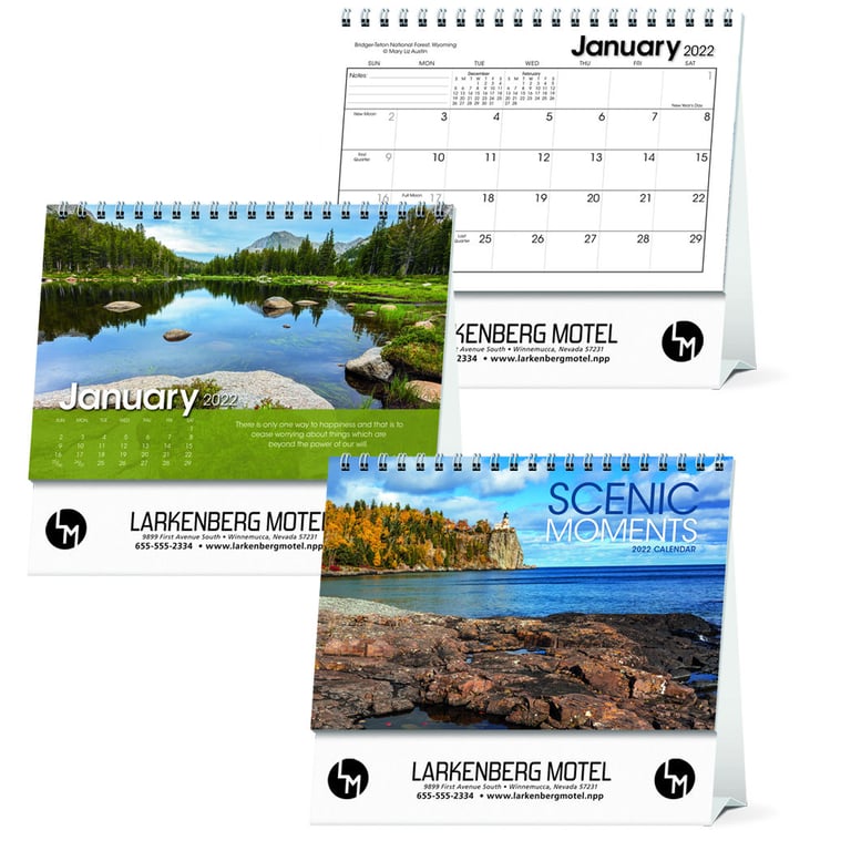 Triumph® Calendars Scenic Moments Large Desk Calendar — view 10