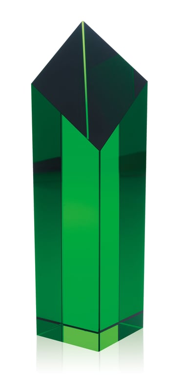 JAFFA® Spectra Pillar Crystal Award, 10" — view 15