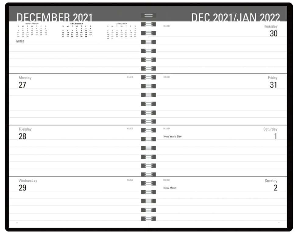 Triumph® Calendars Classic Weekly Desk Planner — view 32