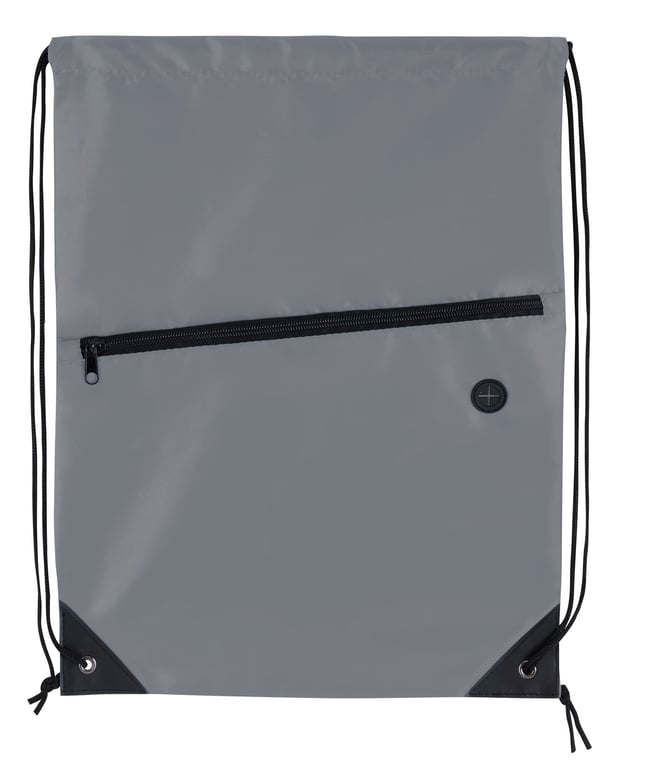 Good Value™ Front Zip Drawstring Backpack — view 20