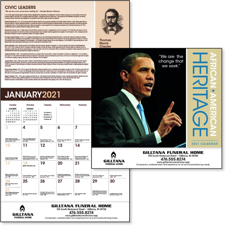 Triumph® Calendars African-American Heritage Barack Obama Wall Calendar — view 7