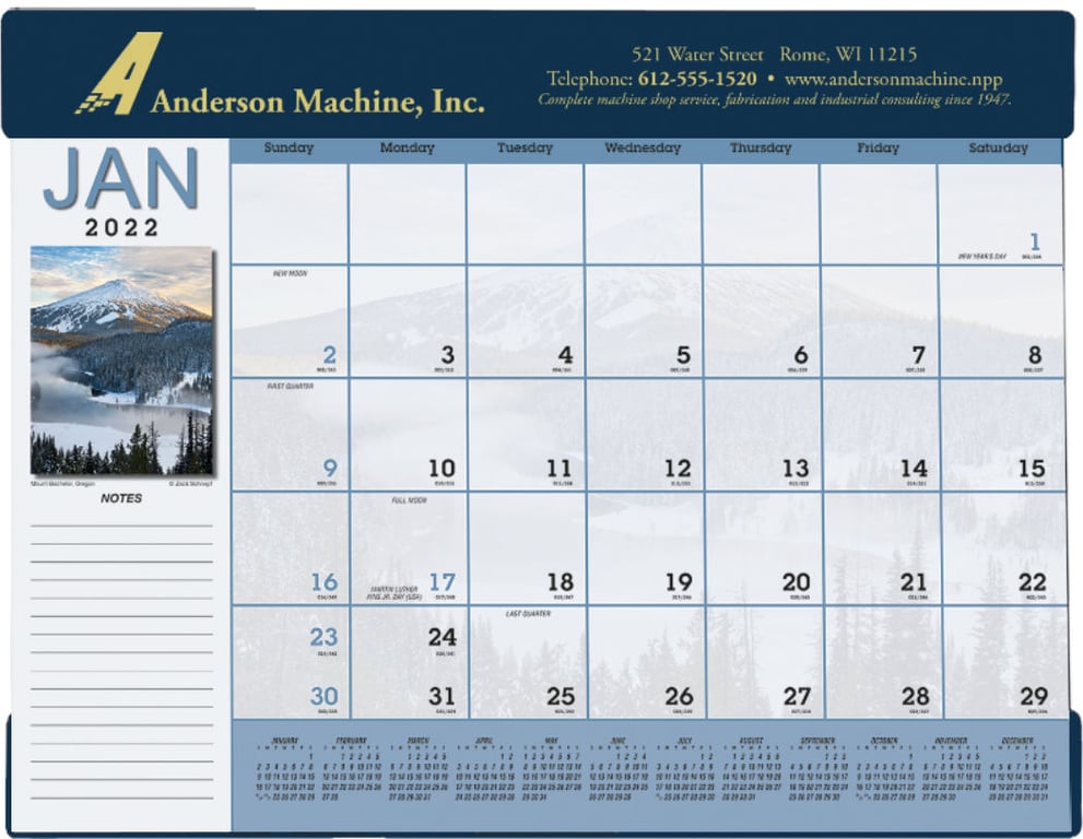 Triumph® Calendars Scenic Desk Pad — view 22