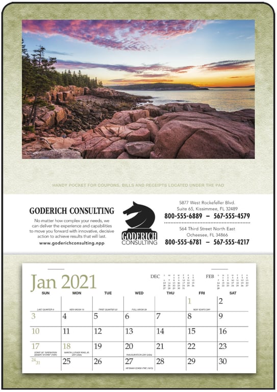 Triumph® Calendars Single Pocket Calendar — view 8