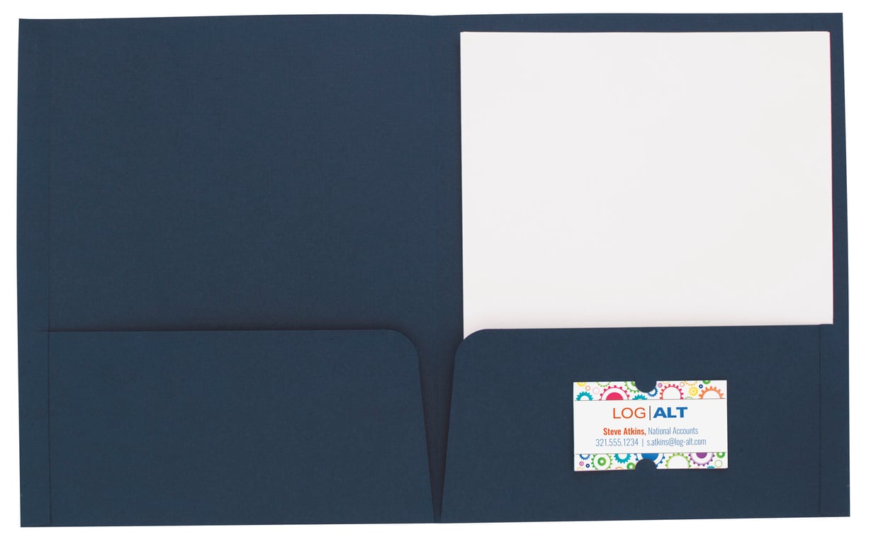 Good Value™ Linen Paper Folder — view 50