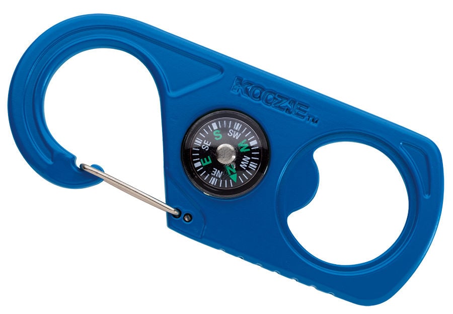Koozie® 2-in-1 Carabiner with Compass and Bottle Opener — view 15