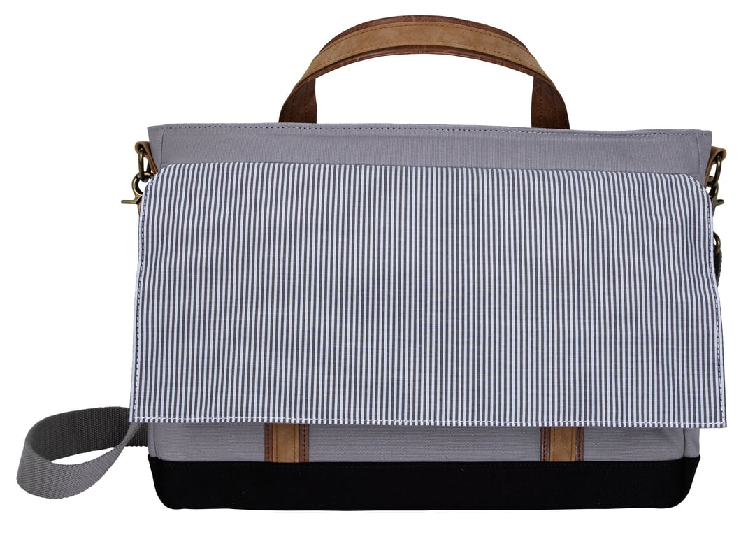 KAPSTON® San Marco Cotton Canvas Messenger Bag — view 39