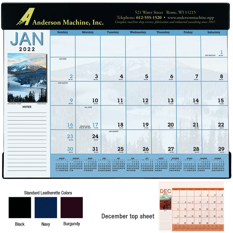 Triumph® Calendars Scenic Desk Pad — view 14