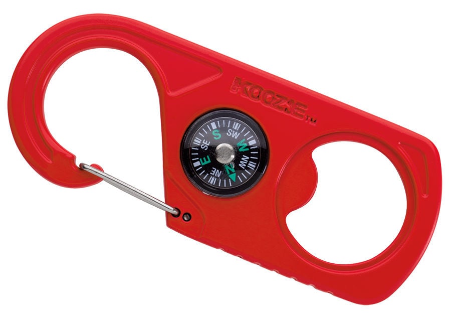 Koozie® 2-in-1 Carabiner with Compass and Bottle Opener — view 18