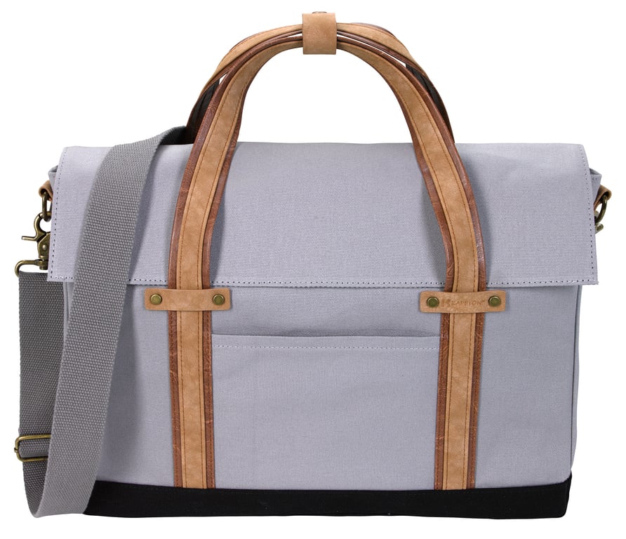 KAPSTON® San Marco Cotton Canvas Messenger Bag — view 40