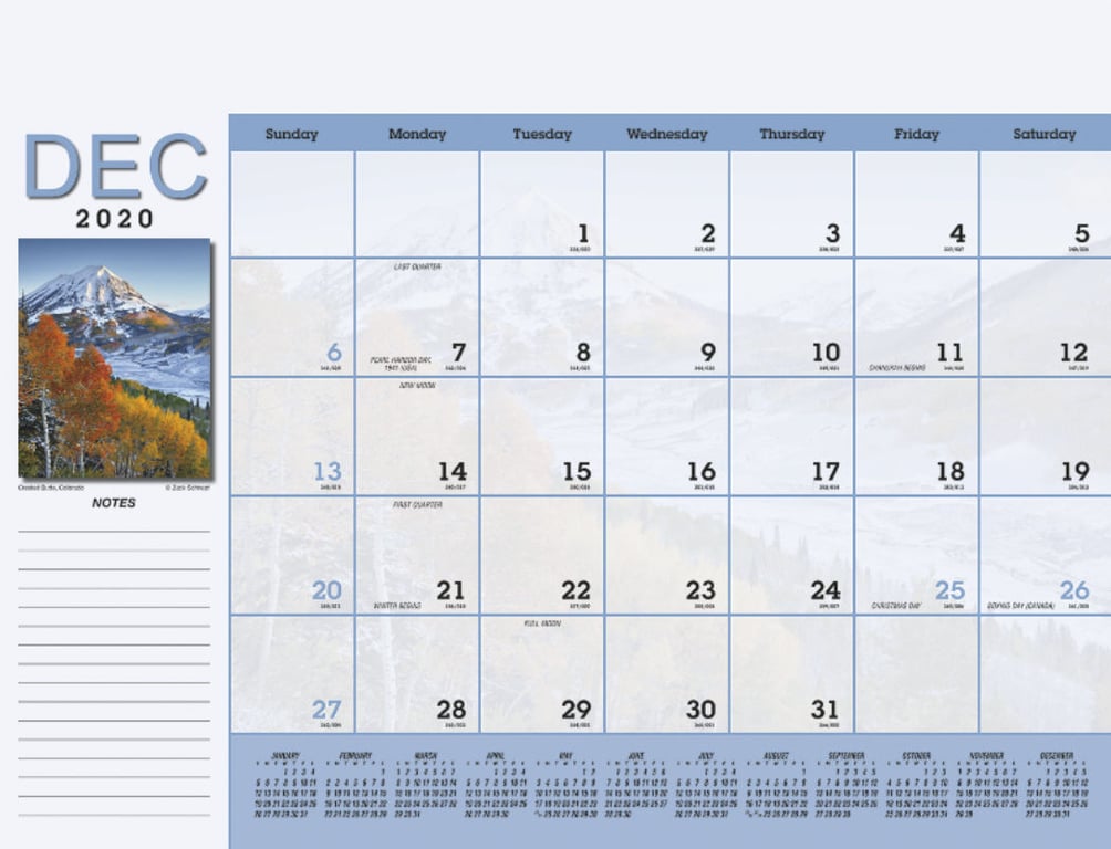 Triumph® Calendars Scenic Desk Pad — view 23