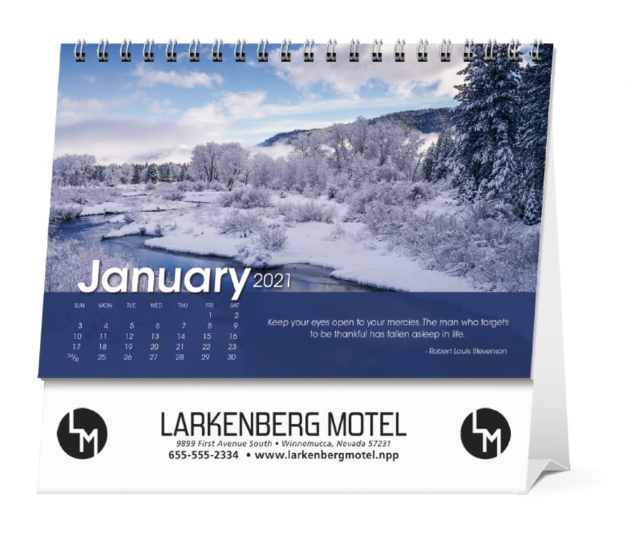 Triumph® Calendars Scenic Moments Large Desk Calendar — view 13