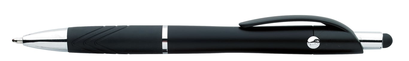 Souvenir® Emblem Stylus Pen with Rubber Grip — view 30