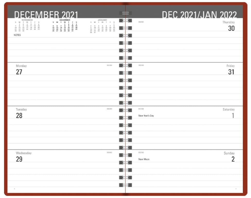 Triumph® Calendars Classic Weekly Desk Planner — view 40