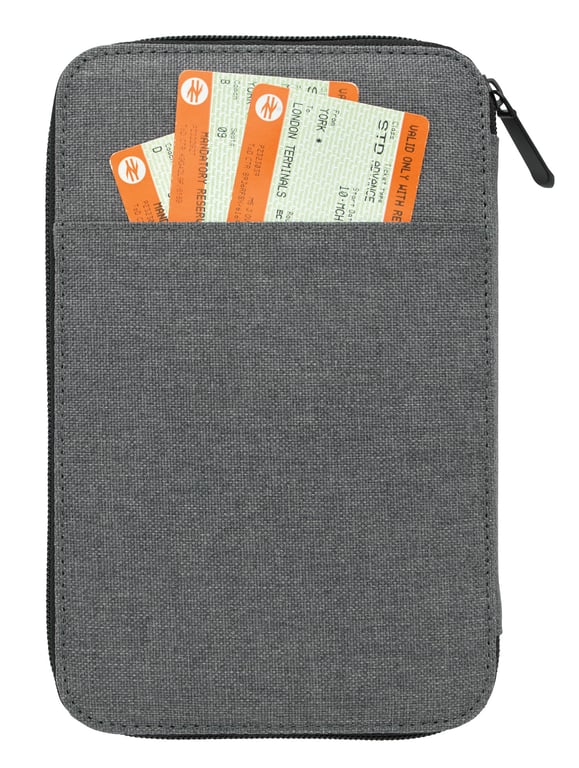 KAPSTON® Pierce Passport Wallet with Zippered Closure — view 12