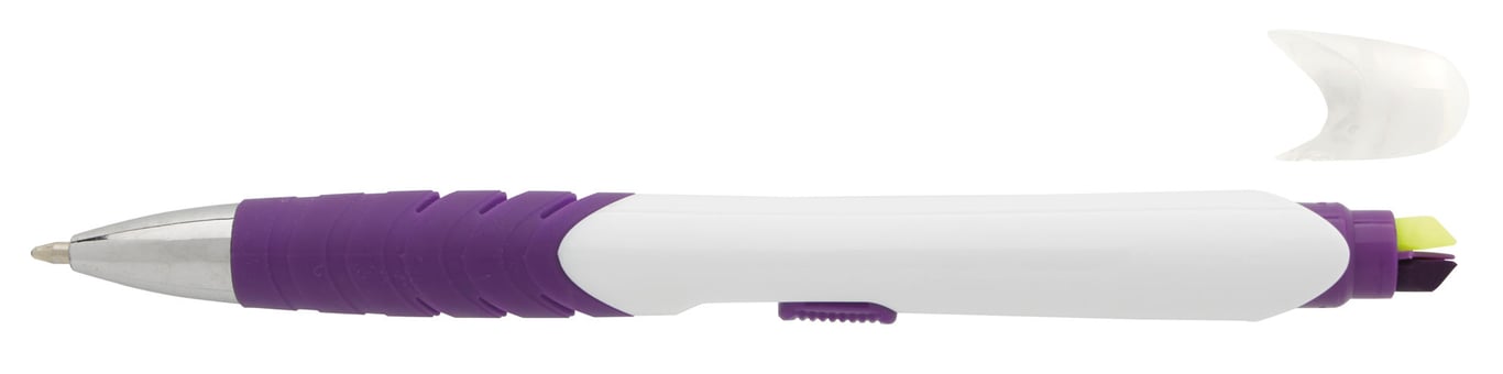 Souvenir® Jalan Highlighter Pen Combo, Slide-Action Ballpoint — view 53
