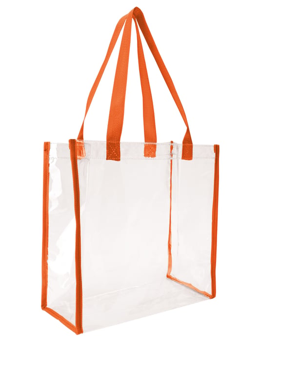 Good Value™ Clear Game Tote, 12 x 12 x 6 in. PVC Vinyl Stadium Bag — view 42