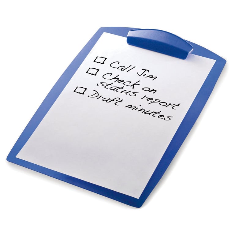 Message Clipboard, Translucent Plastic — view 11