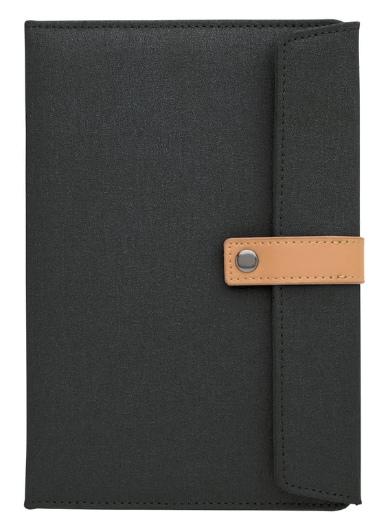 Good Value™ Two-Tone Journal with Leatherette Snap Closure — view 13
