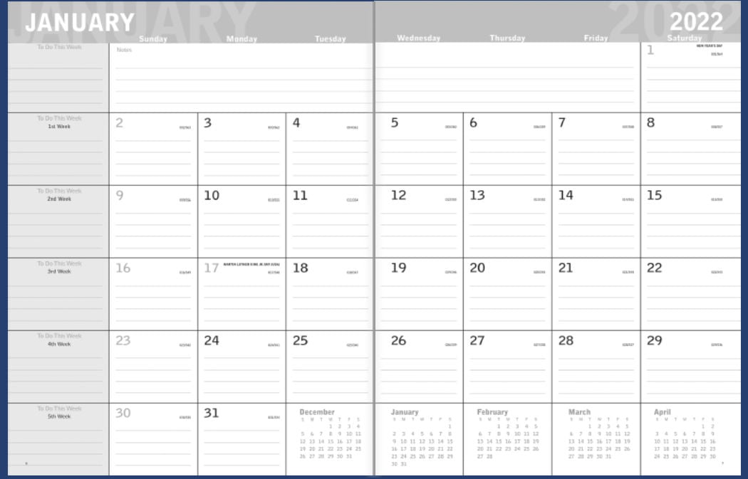 Triumph® Calendars Classic Monthly Planner — view 32
