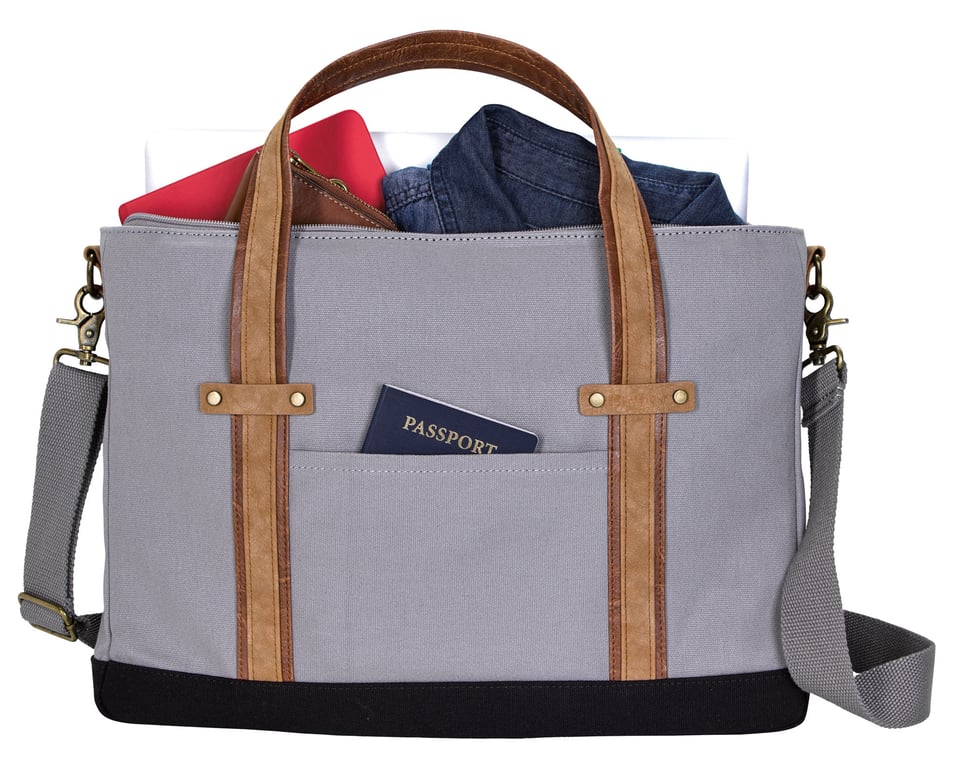 KAPSTON® San Marco Cotton Canvas Messenger Bag — view 42