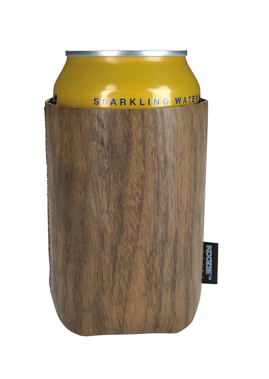 Koozie® Woody Can Cooler, Collapsible Wood-Grain Can Holder — view 20