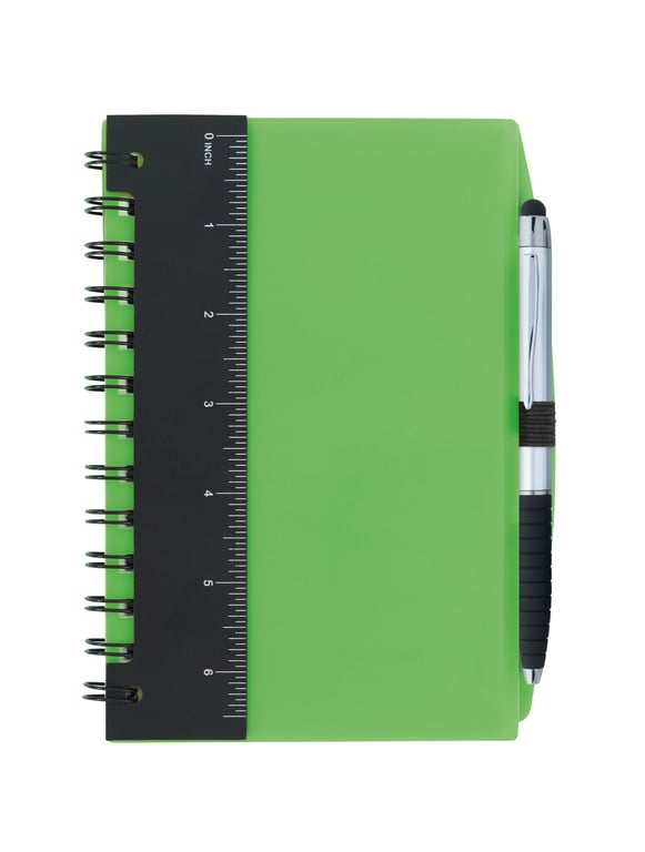 Good Value™ 5" x 7" Ruler Notebook with Flags and Stylus Pen — view 12
