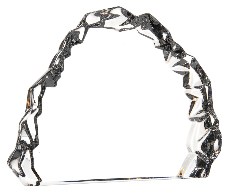 MARIO CIONI Carved Crystal Award — view 3