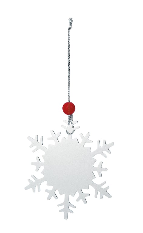 Snowflake Ornament, Aluminum, 3.125 in — view 5