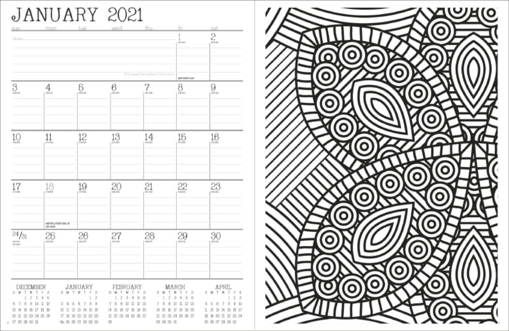 Good Value™ Adult Coloring Book Planner — view 13