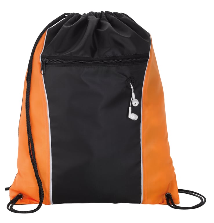 Good Value™ Midpoint Drawstring Backpack with Front Zip Pocket — view 20