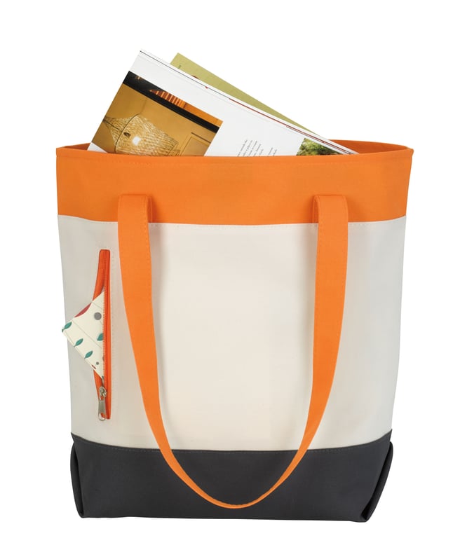 Good Value™ Color Zip Tote, 600D Polyester — view 29
