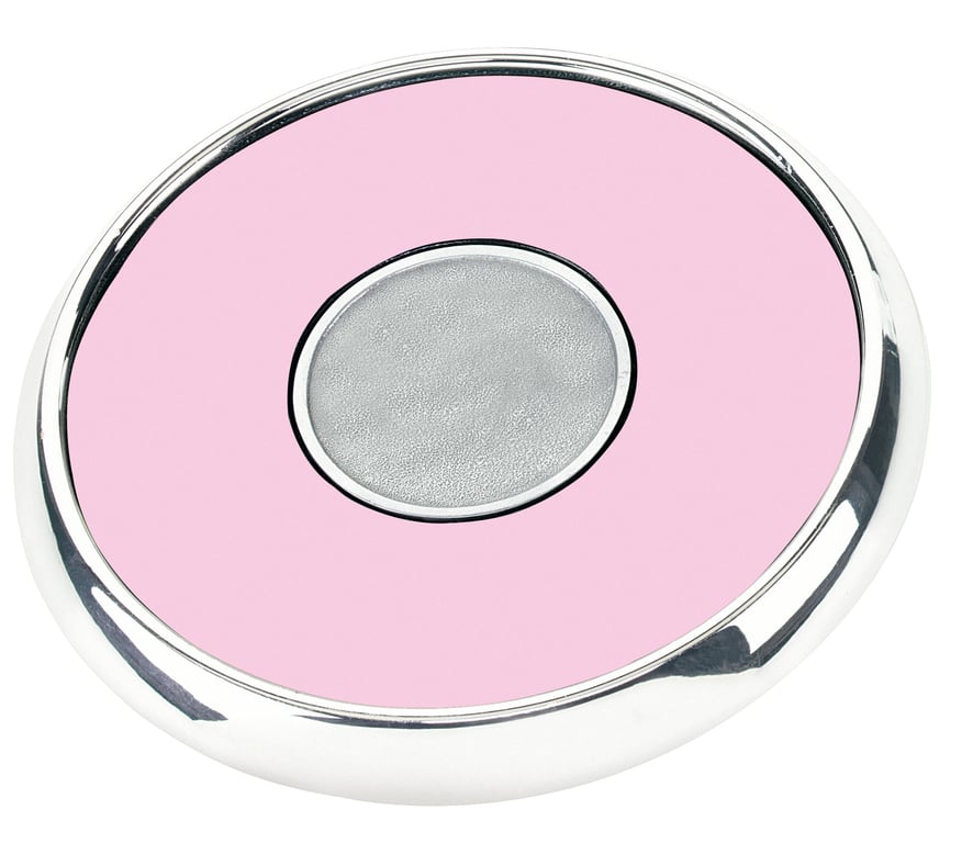 JAFFA® Round Zinc Coaster with Leather Face and Cork Back — view 32