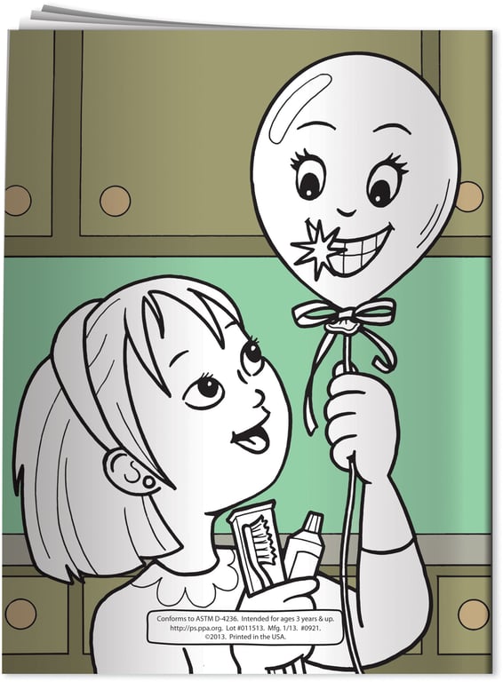 It's Tooth Time Coloring and Activity Book, 16 Pages — view 4