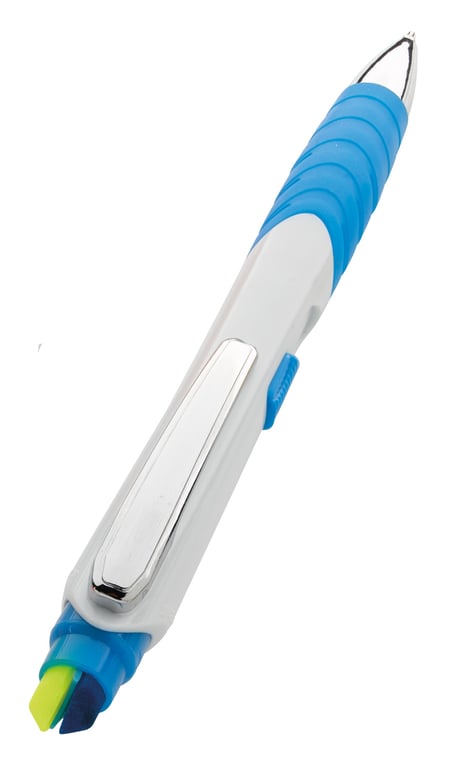 Souvenir® Jalan Highlighter Pen Combo, Slide-Action Ballpoint — view 38