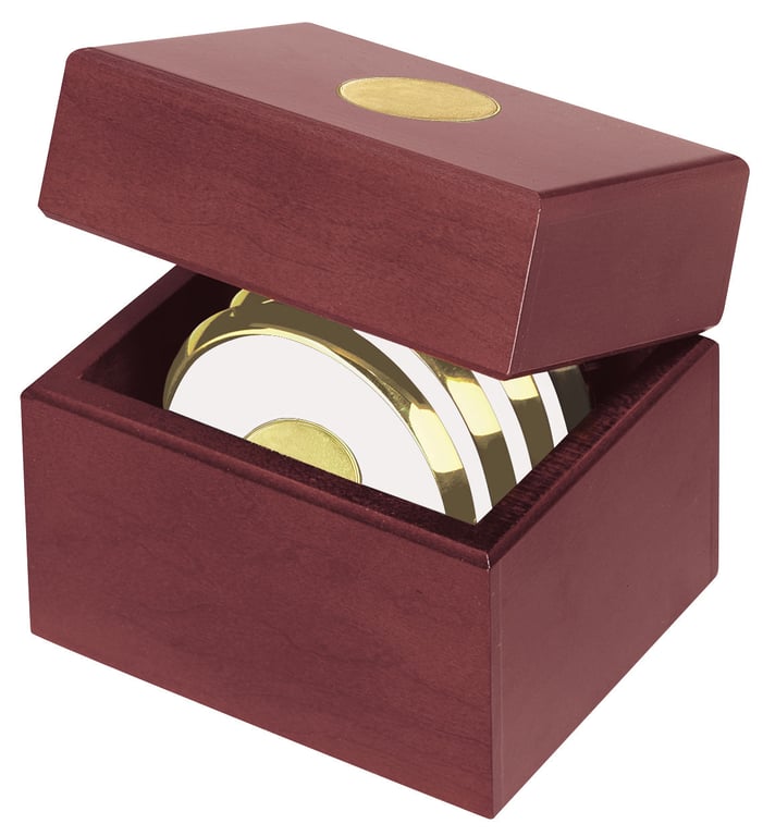 JAFFA® Four Coasters with Solid Cherry Chest — view 33